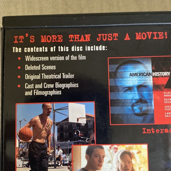 🎬PRICING🎬 American History X DVD with Edward Norton - Widescreen Edition - Picture 3 of 7